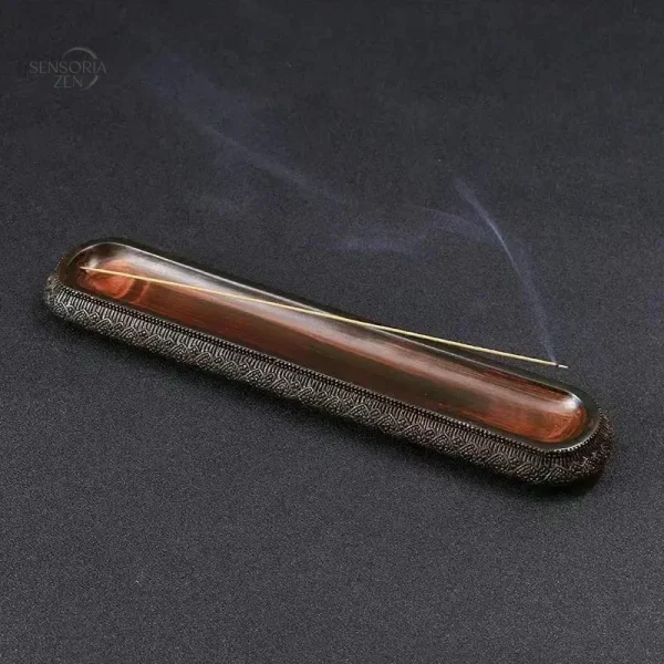 Porte-encens bois au design vintage pour résine