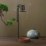 Support d'encens décoratif, culture asiatique authentique