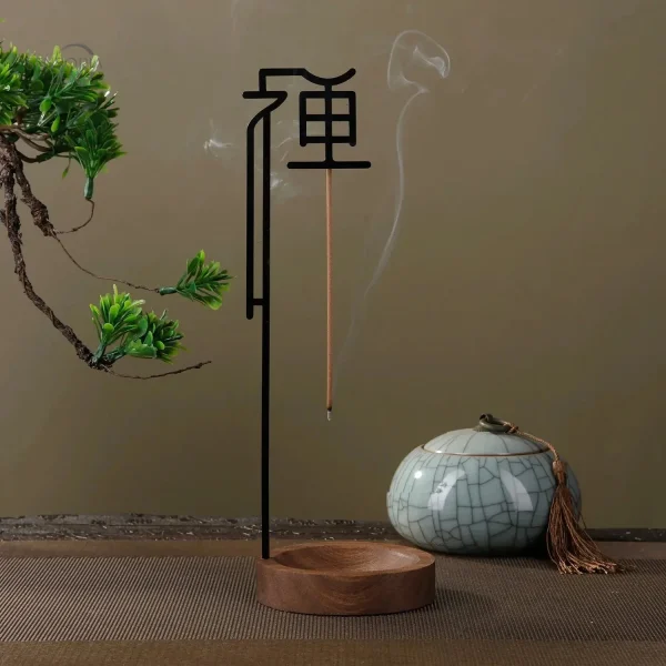 Support d'encens décoratif, culture asiatique authentique