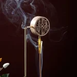 Porte-encens en noyer, design suspendu élégant