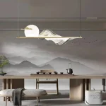 Suspension LED Japonaise - Lustre Zen élégant