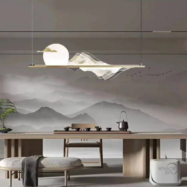 Suspension LED Japonaise - Lustre Zen élégant