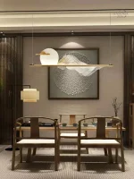 Décoration murale japonaise - Suspension lumineuse zen