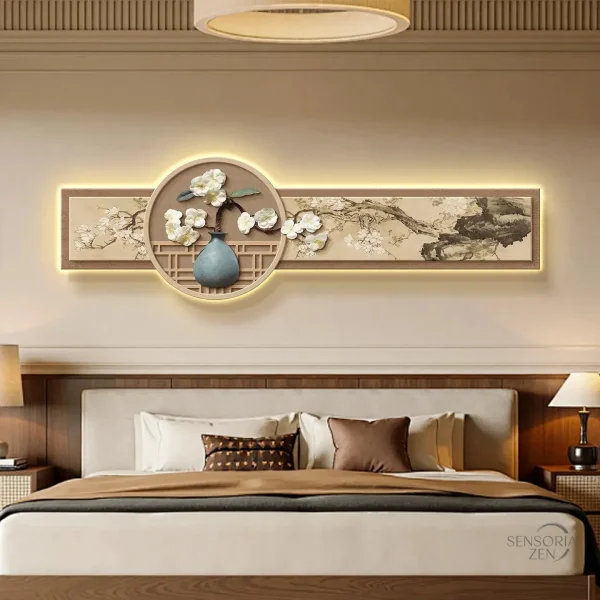 Tableau zen lumineux pour une ambiance apaisante
