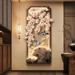Art mural LED, neuf poissons pour une ambiance Zen japonaise
