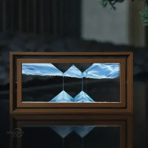 Art de sable mouvant pour une ambiance zen
