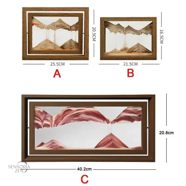 Tableau dynamique pour méditation et détente
