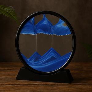 Tableau Sable Mouvant Rond – Décoration Feng Shui