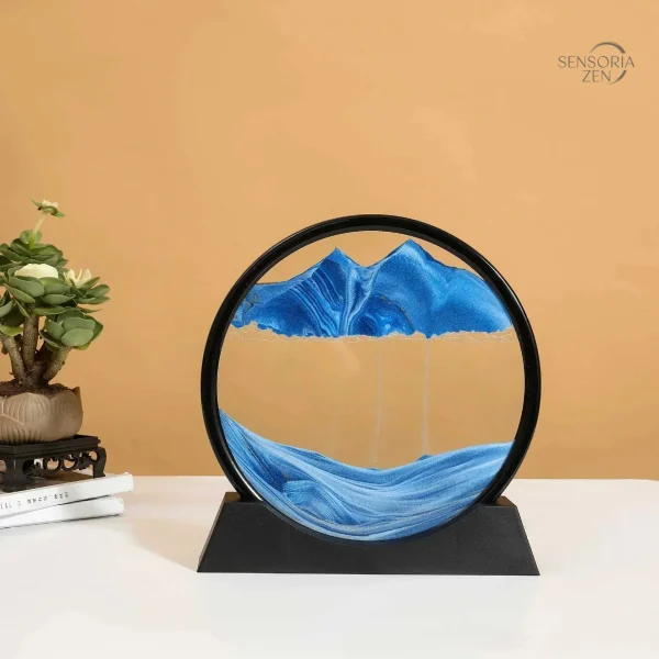 Élément décoratif sable mouvant en rond