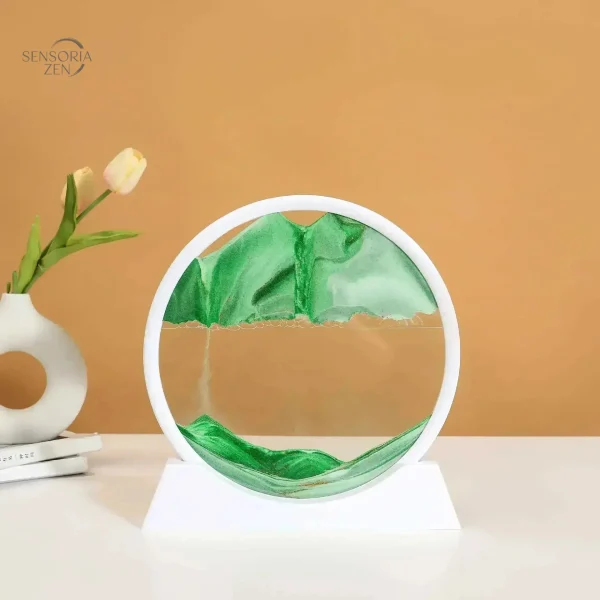 Sable mouvant rond pour ambiance zen
