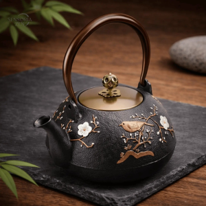 Théière en fonte japonaise traditionnelle 1L